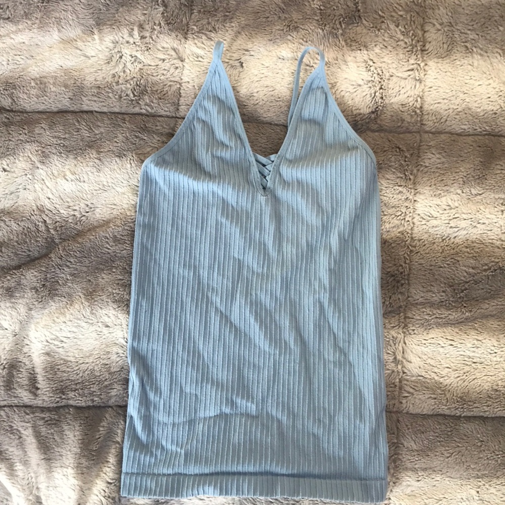OS-range extra small to large- Blue fitted tank